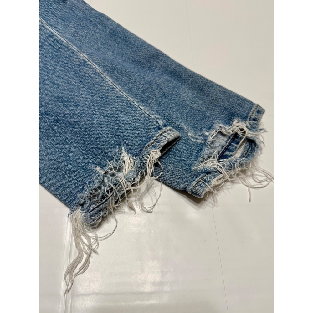 Citizens of Humanity Olivia High Rise Slim Ankle Jeans Button Fly 24 Distressed - Picture 8 of 13